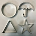Miniatyrbild 1 av 2: Cake Candy Choklad Cookies Molds Bakning Form Squid Game Style - high quality 4pcs