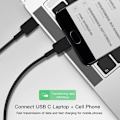 Miniatyrbild 3 av 4: Snabbladdare 20W för Samsung USB-C + 1M USB C-kabel Svart