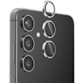 Miniatyrbild 1 av 4: Silver Samsung S24+ Plus Kamera Linsskydd Transparent one size