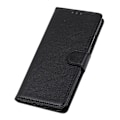 Miniatyrbild 4 av 5: Xiaomi Mi 11 - Litchi Läder Fodral - Svart Black Svart
