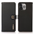 Miniatyrbild 1 av 5: Khazneh Äkta Läder Fodral till iPhone 13 Pro - Svart Svart