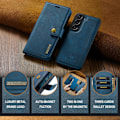 Miniatyrbild 4 av 5: DG.MING 2-in-1 Magnet Wallet Samsung Galaxy S24 Plus Blue