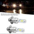 Miniatyrbillede 3 af 3: 2 stk. 80W 6000K Hvide LED-pærer til bil til H6/P15D tågelygte med dekoder