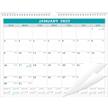 Miniatyrbild 1 av 7: Organisationsverktyg för den moderna tiden, Wire-O-bunden kalender med tjockt papper och månadsvyer, skrivbords- och väggdisplay, iögonfallande design