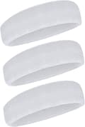 3-pack sportpannband för män och kvinnor, halkfritt elastiskt hårband