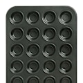 Miniatyrbild 2 av 2: Minimuffins Muffinsplåt 24st Bakform Muffinsform Minimuffinsplåt Non-Stick Silver