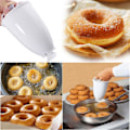 Miniatyrbild 2 av 7: Munkform, idealisk för blivande kockar, plastdispenser säkerställer jämnhet, gör-det-själv-bakverktyg, kvalitetsmaterial garanterar hållbarhet för