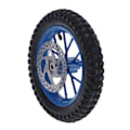 Miniatyrbild 4 av 8: Framhjulsdäck för 47cc 49cc 2-takts Mini Dirt Bike, Hög Styvhet Överlägsen Metall Rostskydd Hållbar Anti-Sladd Design, Kraftfullt Markgrepp Inget Halk