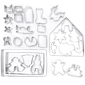 Miniatyrbild 5 av 6: 28-delad Pepparkakshus-utstickare Set 3D Pepparkakshus-utstickare Rostfritt Stål Utstickare