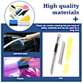 Miniatyrbild 4 av 7: Triangel Go Hörnskrapa För Vinylfoliering, 19-Delars Set Med Bilfolieringsverktyg Med Ppf Vinylinstallationsfunktioner, Perfekt För Bubblor-Fri,