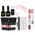 Pikkukuva 1 / 4: Polygel Nagelkit med UV lampa Nail Gel Färg Multicolor