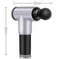 Miniatyrbillede 5 af 8: Massagepistol - Massager til muskler/afslapning Multicolor