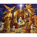 Miniatyrbild 1 av 2: Diamond Painting / Diamantmålning 30x40cm - Jesus Maria multifärg