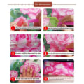 Miniatyrbild 5 av 5: Diamond Painting 30x30 cm Blommor och Fjäril Diamantmålning DIY multifärg