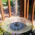 Miniatyrbillede 8 af 9: Solar fountain powered Fountain vand springvand Vandpumpe Pumpe Black