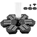 Miniatyrbillede 3 af 7: Solar fountain Solar powered Fountain vand springvand / Vandpumpe / Pumpe Black