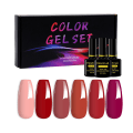Miniatyrbild 1 av 3: UV Nagelkit Nail Gel Nagellack Polygel multifärg