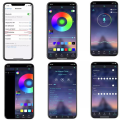 Pikkukuva 6 / 9: Flexibel 5m RGB Ljusslinga / LED-list / LED-Strip Bluetooth APP Multicolor