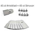 Pikkukuva 1 / 2: 45 st Knivblad till Husqvarna Automower Gardena Silver Robotgräs Silver