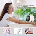 Pikkukuva 5 / 9: Modern mini luftkylare USB / Fläkt Luftfuktare - Vit White