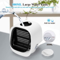 Miniatyrbillede 4 af 9: Modern mini luftkylare USB / Fläkt Luftfuktare - Vit White