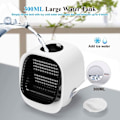 Pikkukuva 4 / 9: Modern mini luftkylare USB / Fläkt Luftfuktare - Vit White