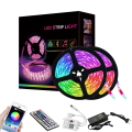 Miniatyrbild 1 av 9: Flexibel 10m RGB LED-list / Ljusslinga / LED-Strip Bluetooth APP multifärg