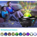 Miniatyrbillede 2 af 9: Stjerneprojektor LED Galaxy Light / Natlampe / Stjernelampe Lampe Multicolor