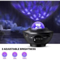 Pikkukuva 4 / 8: Tähtiprojektori LED Galaxy Light / Yölamppu / Tähtilamppu Lamppu Black