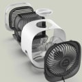 Pikkukuva 7 / 9: Modern mini luftkylare USB AC / Fläkt Luftfuktare - Grön Green