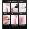 Pikkukuva 2 / 4: Polygel Nagelkit med UV lampa Nail Gel Färg Multicolor