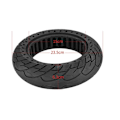 Pikkukuva 2 / 7: 2-pack Punkteringsfritt Ninebot G30 Max däck 10" x 2,5 Honeycomb Black