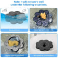 Miniatyrbillede 7 af 7: Solar fountain Solar powered Fountain vand springvand / Vandpumpe / Pumpe Black