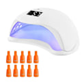 Miniatyrbillede 1 af 5: 48W UV/LED-lampa Nageltork Nagellampa med timer White