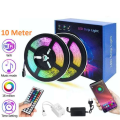 Pikkukuva 9 / 9: Flexibel 10m RGB LED-list / Ljusslinga / LED-Strip Bluetooth APP Multicolor
