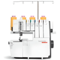 Miniatyrbild 1 av 4: Overlocker och overlocker Bernette Funlock 48 - Bernette - Symaskin - Vit
