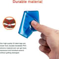 Miniatyrbild 4 av 5: Transparenta vändbara bagagetaggar, 5-pack, flexibla silikon t