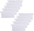 10 x 89 mm ersättningspaneler (vita), flikviktning, vertikala flikviktningspaneler, vertikala fliklameller