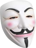 Udekit hackermaske V for Vendetta anonym Halloween cosplay kostymefest rekvisitt