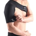 Adjustable Shoulder Support Protective Gear Shoulder Protection Belt for Sports - Right Shoulder (Black)