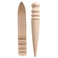 2 Pieces Polishing Machine Leather Craft Polishing Tool for