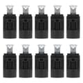 Miniatyrbillede 1 af 3: 10 stk E14 Lampeholder Lysestageholder LED E14 Krystal Lampeholder