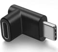 Miniatyrbillede 2 af 5: 2 stk USB-C Type C han til hun adapter 90 graders vinklet opad
