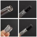 Miniatyrbillede 5 af 5: Mini genopfyldelig parfumeflaske sprayflaske 5 ml 5-pak Sort Sort Sort Svart Sort