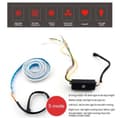 Miniatyrbild 2 av 5: 12V Car Flow Type LED Strip Light Tailgate Turn Signal Light Bar Trunk Strips Lamp