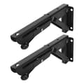 2 Pieces Under Desk Mouse Keyboard Tray Keyboard Bracket Extender Steel Keyboard Holder for Home Office Keyboard Platform