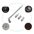 75 Ohm Telescopic DAB Radio Antenna for HiFi AV Receiver Minisystem, FM