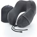 Travel Neck Pillow Memory Foam Soft Comfortable Support Travel Flight Neck Pillow, U-shaped Sleeping Pillow Grey