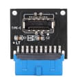 Pikkukuva 1 / 5: Emolevyn laajennuskortti USB3.0 etu 19PIN - 3.1 TYPE C etu Type E sovitin 20 - 19PIN