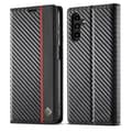 För Samsung Galaxy A34 5G LC.IMEEKE Kolfiber Läder Telefonfodral